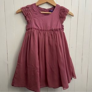 Mexx dusty rose ruffle dress Sz 7